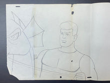 Load image into Gallery viewer, The Superman/Aquaman Hour of Adventure - Original animation drawing of Aquaman - BIG SIZE