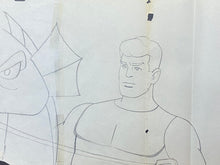 Load image into Gallery viewer, The Superman/Aquaman Hour of Adventure - Original animation drawing of Aquaman - BIG SIZE