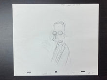 Load image into Gallery viewer, The Simpsons - Original drawing of Professor Frink