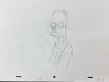 Load image into Gallery viewer, The Simpsons - Original drawing of Professor Frink