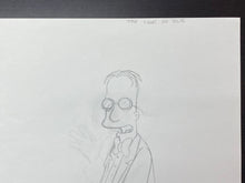 Load image into Gallery viewer, The Simpsons - Original drawing of Professor Frink