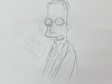 Load image into Gallery viewer, The Simpsons - Original drawing of Professor Frink
