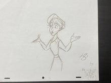 Load image into Gallery viewer, 101 Dalmatians: The Series (1997) - Original Animation Drawing of Anita Radcliffe
