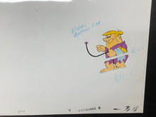 Load image into Gallery viewer, The Flintstones - Original animation cel and drawing of Bernard "Barney" Rubble