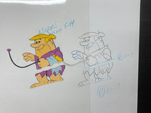 Load image into Gallery viewer, The Flintstones - Original animation cel and drawing of Bernard "Barney" Rubble