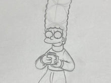 Load image into Gallery viewer, The Simpsons - Original drawing of Marge Simpson