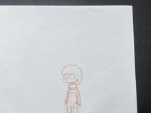 Load image into Gallery viewer, The Simpsons - Original drawing of Lisa Simpson