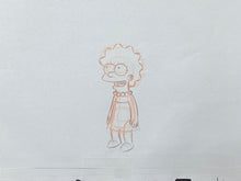 Load image into Gallery viewer, The Simpsons - Original drawing of Lisa Simpson