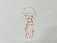 Load image into Gallery viewer, The Simpsons - Original drawing of Lisa Simpson