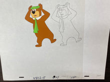 Load image into Gallery viewer, Yogi Bear - Original cel and drawing of Yogi Bear