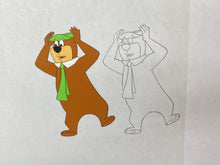 Load image into Gallery viewer, Yogi Bear - Original cel and drawing of Yogi Bear