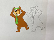 Load image into Gallery viewer, Yogi Bear - Original cel and drawing of Yogi Bear