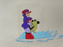 Load image into Gallery viewer, Wacky Races (1968) - Original cel and drawing of Dick Dastardly and Mutley