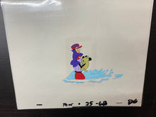 Load image into Gallery viewer, Wacky Races (1968) - Original cel and drawing of Dick Dastardly and Mutley