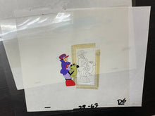 Load image into Gallery viewer, Wacky Races (1968) - Original cel and drawing of Dick Dastardly and Mutley
