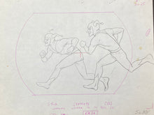 Load image into Gallery viewer, The Adventures of Batman - Original drawing of old version of Harley Quinn