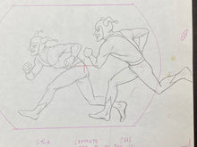 Load image into Gallery viewer, The Adventures of Batman - Original drawing of old version of Harley Quinn