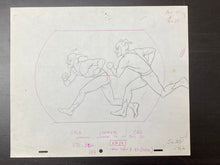 Load image into Gallery viewer, The Adventures of Batman - Original drawing of old version of Harley Quinn