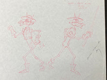 Load image into Gallery viewer, The Adventures of Don Coyote and Sancho Panda - Character Study Animation Drawing (Hanna-Barbera, 1989)