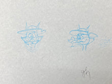 Load image into Gallery viewer, The Adventures of Don Coyote and Sancho Panda - Character Study Animation Drawing (Hanna-Barbera, 1989)