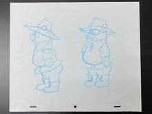Load image into Gallery viewer, The Adventures of Don Coyote and Sancho Panda - Character Study Animation Drawing (Hanna-Barbera, 1989)