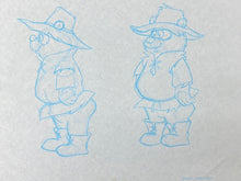 Load image into Gallery viewer, The Adventures of Don Coyote and Sancho Panda - Character Study Animation Drawing (Hanna-Barbera, 1989)