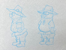 Load image into Gallery viewer, The Adventures of Don Coyote and Sancho Panda - Character Study Animation Drawing (Hanna-Barbera, 1989)