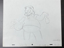 Load image into Gallery viewer, The Simpsons - Original drawing of Barney Gumble