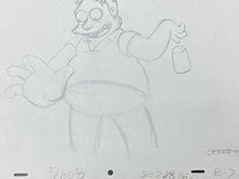 Load image into Gallery viewer, The Simpsons - Original drawing of Barney Gumble