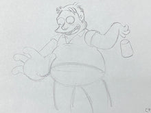 Load image into Gallery viewer, The Simpsons - Original drawing of Barney Gumble