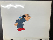 Load image into Gallery viewer, The Smurfs - Original animation cel of Gargamel and a Smurf
