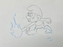 Load image into Gallery viewer, The Smurfs - Original animation drawing (Papa Smurf)