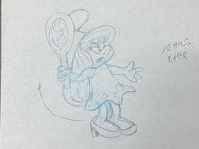 Load image into Gallery viewer, The Smurfs - Original animation drawing of Smurfette