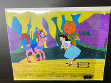 Load image into Gallery viewer, Journey Back to Oz (1972) - Original animation cel with drawings and copy background