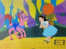 Load image into Gallery viewer, Journey Back to Oz (1972) - Original animation cel with drawings and copy background