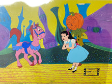 Load image into Gallery viewer, Journey Back to Oz (1972) - Original animation cel with drawings and copy background