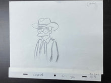 Load image into Gallery viewer, The Simpsons - Original drawing of Waylon Smithers