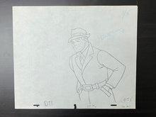 Load image into Gallery viewer, The Dick Tracy Show - Original drawing of Dick Tracy