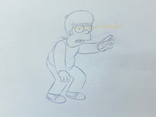 Load image into Gallery viewer, The Simpsons - Original drawing of Homer Simpson, young