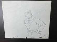 Load image into Gallery viewer, The Dick Tracy Show - Original drawing of Dick Tracy