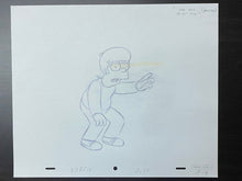 Load image into Gallery viewer, The Simpsons - Original drawing of Homer Simpson, young