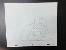 Load image into Gallery viewer, The Superman/Aquaman Hour of Adventure - Original animation drawing of Superman