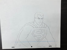 Load image into Gallery viewer, The Superman/Aquaman Hour of Adventure - Original animation drawing of Superman
