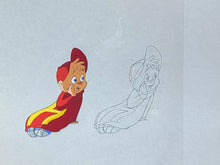 Load image into Gallery viewer, Alvin and the Chipmunks (1983 TV series) - Original animation cel and drawing