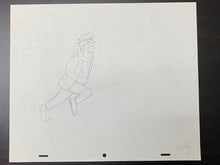 Load image into Gallery viewer, Tintin - Original drawing of Captain Haddock (On a marché sur la lune)