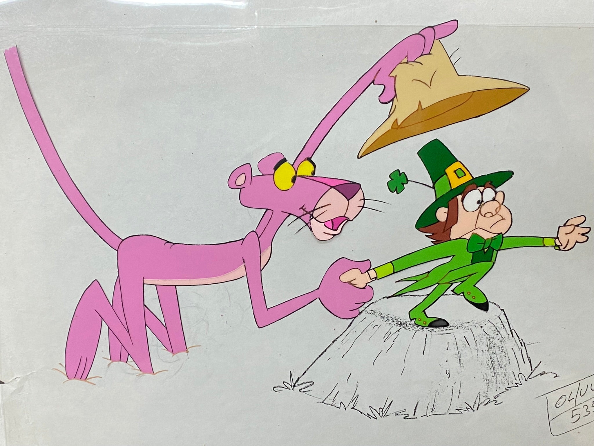 Pinky and The Brain Original Production Cel on Original Background