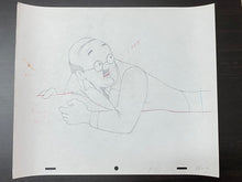 Load image into Gallery viewer, Tintin - Original drawing of Frank Wolff (On a marché sur la Lune)