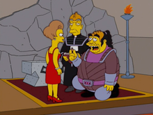 Load image into Gallery viewer, The Simpsons - Original drawing of Jeff Albertson (Comic Book Guy) - (Episode: My Big Fat Geek Wedding, 2004)