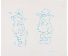 Load image into Gallery viewer, The Adventures of Don Coyote and Sancho Panda - Character Study Animation Drawing (Hanna-Barbera, 1989)