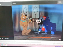Load image into Gallery viewer, The 13 Ghosts of Scooby-Doo (1985) - Original cel of a Dracula : 'To All The Ghouls I've Loved Before' (1985)